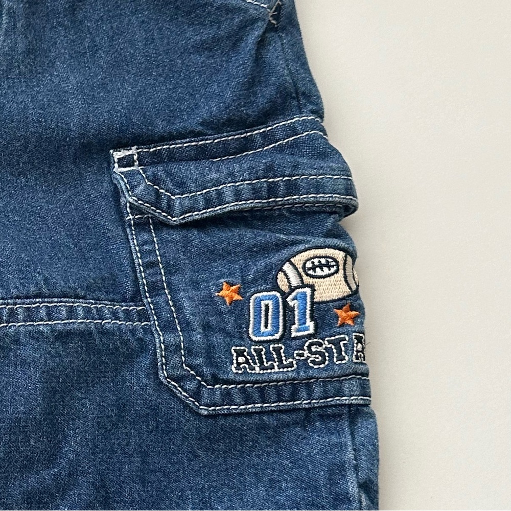Vintage baby jeans embroidered